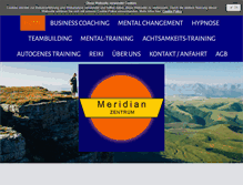 Tablet Screenshot of meridian-zentrum.de